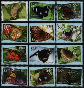 Isla Niuafo'ou 2012 - Mi-Nr. 445-468 ** - MNH - Mariposas / Mariposas - Imagen 1 de 2