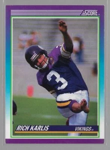 1990 Score #199 Rich Karlis - Picture 1 of 2