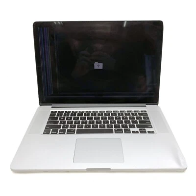 Apple Macbook Pro A1398 15" Intel i7 3rd Gen 8GB No SSD, Bad Screen For Parts - Image 1 of 4