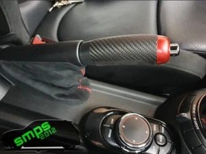 Genuine MINI JCW F60 Carbon Fibre Handbrake Lever Alcantara Gaiter 34402469136 - Picture 1 of 10