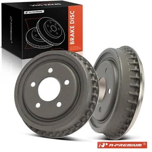 A-Premium 2x Brake Drum Rear Right & Left for Ford Ranger 1998-2009 Mazda B2300 - Picture 1 of 10
