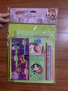 11 Piece Powerpuff Girls Stationery Set Buttercup New RARE 2001 Vintage Htf - Picture 1 of 2