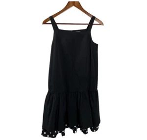 Crewcuts Girls Black Dress size 16 sleeveless ruffle hem holiday. - Picture 1 of 4