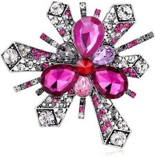 Women's Brooch Pins Fashion Created Crystal Brooches for Wedding Party Christmas