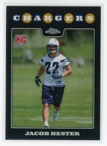 2008 Topps Chrome JACOB HESTER Rookie Refractor Card #TC227  Sweet Card HD Scans