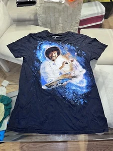 Bob Ross Universe T shirt Mens Medium - Picture 1 of 9