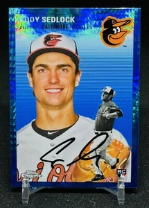 2023 Topps Chrome Platinum #126 Cody Sedlock Rookie BLU prisma rifrattore orioles - Foto 1 di 2