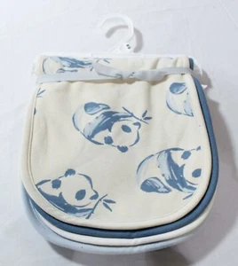 Carter's Unisex Baby 4-Pack Cotton Mulit-Print Burp Clothes CL8 Blue/Ivory OSFM - Picture 1 of 9