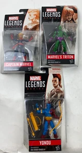 Marvel Legends Series 3.75 Lot of 3 Yondu, Captain Marvel, & Triton - Picture 1 of 2