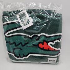 NEW Lacoste Towel Beach Croc Badge Green 36" x 72"