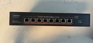 8 Port 10Gb RJ45 Switch Unmanaged 8 x 10Gb RJ45 Ports - Picture 1 of 5
