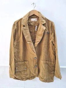 Free People Wandering Minds Blazer Coat Jacket In SABLE size Small . rrp $148 - Picture 1 of 8