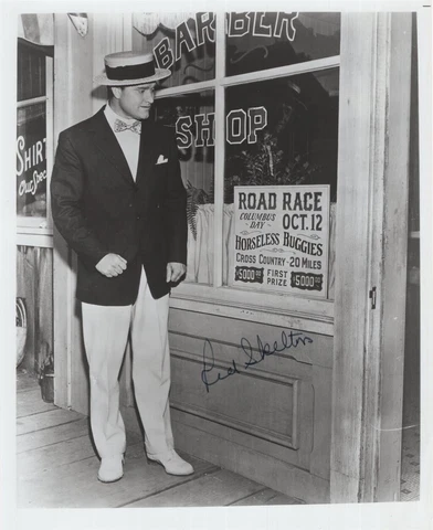 Red Skelton- Signed Vintage Photograph Cover