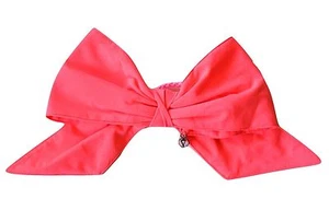 NEW Ivivva by Lululemon Let's Go Hair Bow Large Coral Orange Ponytail Girls - Picture 1 of 3