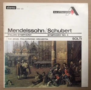 MENDELSSOHN Italian Symphony- SDD121 LP 1970 *Part Of BUY 3 For £10* - Imagen 1 de 4