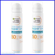 Garnier Ambre Solaire über Make-up Super UV-Schutznebel LSF50 - 2 x 75 ml Packung