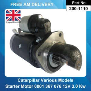 Anlassermotor für Caterpillar 0001367076 1008224 2873D201 200-1110 - Bild 1 von 5