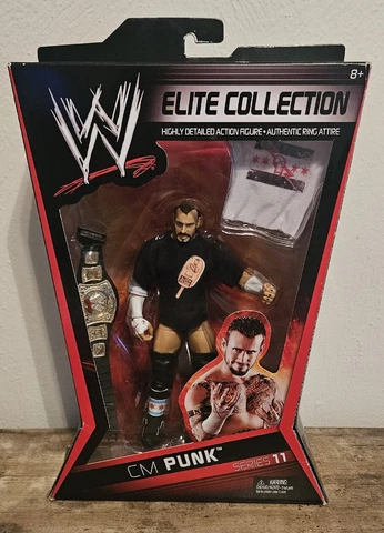 WWE MATTEL ELITE 11 CUSTOM CM PUNK FIGURE L@@K AND READ DESCRIPTION! CUSTOMIZED! Cover