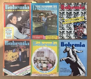 6 Cuba Bohemia magazine revista book libro cuban Years 1991 1987 - Picture 1 of 1