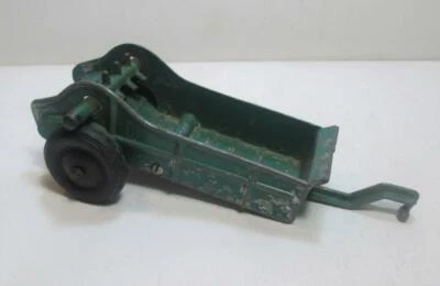 Esparcidor de estiércol de juguete Hubley Kiddie de colección de los años 50 #50 neumáticos de goma de juguete fundido a presión Foto 1 de 4