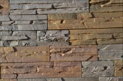 Concrete molds Plaster Wall Stone Cement Tiles mould ABS plastic set 6 pcs W06