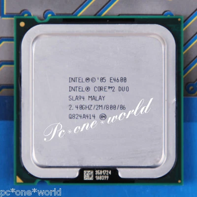 100% OK SLA94 Intel Core 2 Duo E4600 2.4 GHz Dual-Core Processor CPU LGA 775 - Image 1 of 2