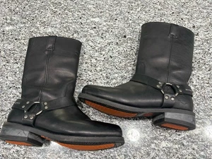HARLEY DAVIDSON HUSTIN WATERPROOF LEDER MOTORRADSTIEFEL #95353 M US 12 EU 45 - Bild 1 von 11