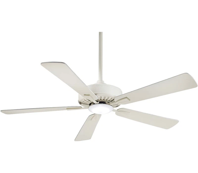 Minka-Aire F556L-BWH Contractor Plus 52" Ceiling Fan with LED Lights, Bone White - Image 1 of 1