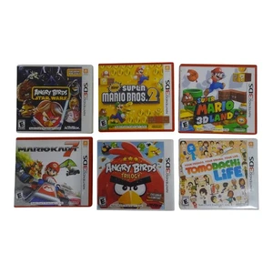 Cartuchos de videojuegos portátiles Nintendo 3DS estuches folletos varios vintage - Imagen 1 de 48