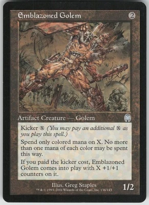 Emblazoned Golem U Apocalypse 136 NM - Image 1 of 2