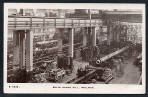 Postcard Woolwich Greenwich London military Arsenal industrial Boring Mill RP - Picture 1 of 2