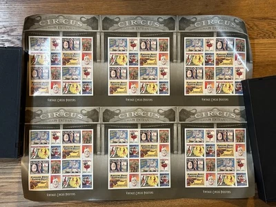 Circus Posters US Forever Stamp Press Sheet | 96 Total Stamps MNH - Image 1 of 4