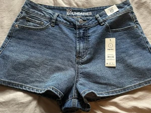 Pantalones Cortos de Jean para Mujer NBO Denim Azul Tiro Alto Mamás Nuevos con Etiquetas Múltiples Talla 6 - Imagen 1 de 8