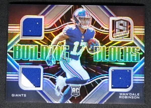 2022 Panini Spectra Building Blocks Hyper Relic Wan'Dale Robinson Giants RC /75 - Bild 1 von 2