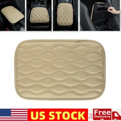 Cubierta de almohadilla para reposabrazos automático consola central caja cojín alfombrilla universal para la mayoría de los autos Foto 1 de 4