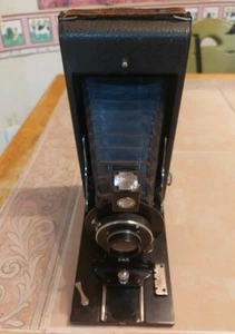 Antique Folding Ensign 3 1/4 A Plate Camera Vintage - Picture 1 of 8