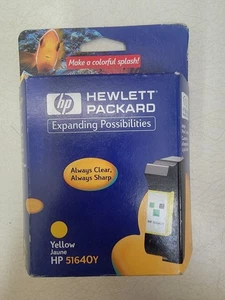 HP 51644Y Hewlett Packard Design Jet Yellow Tintenpatrone - Neu & Abgelaufen!! - Bild 1 von 3