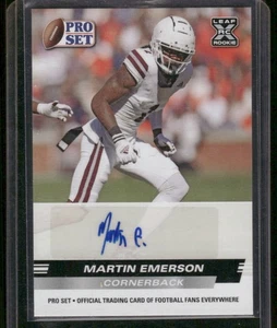 Martin Emerson 2022 Leaf Pro Set #PSA-ME1 Rookie Autógrafo - Imagen 1 de 2