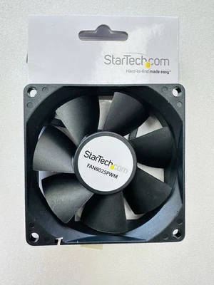 StarTech.com FAN8025PWM 80mm Computer Case Fan with PWM - Pulse Width Modulation - Image 1 of 4
