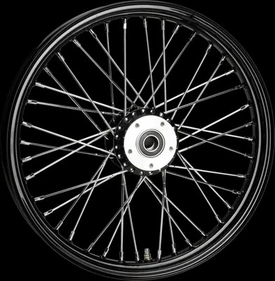 Rueda delantera HD negra doble disco 40 radios 21 X2.15 Harley Dyna Wide Glide 04-07 Foto 1 de 3