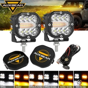 AUXBEAM 3"inch LED Work Lights Pods Offroad Auxiliary Driving Lamp & Black Cover - Bild 1 von 12