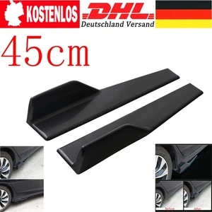 45cm Auto Seitenschweller Erweiterung Rocker Splitter Flügel Canard Diffusor DHL - Bild 1 von 22