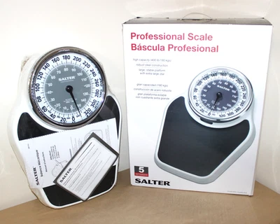 Salter Profesional Analógico 400LB Capacidad Baño Báscula Acero 916-NUEVO EN CAJA-NUEVO Foto 1 de 4