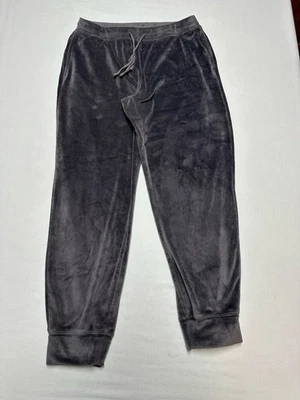Cynthia Rowley Ropa de Dormir PJ Pantalones Gris Terciopelo Mujer Terciopelo Pequeño Foto 1 de 4