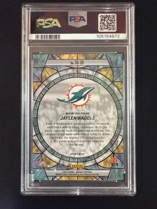 #SG-20 Jaylen Waddle 2023 Panini Mosaico Miami Dolphins Vidrieras deportivas - Imagen 1 de 2