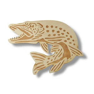 Sign - CUSTOM - Pike Fish - Picture 1 of 8