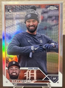 2023 Topps Chrome Update Series - Image Variation Riley Greene #USC128 (RC) - Picture 1 of 2