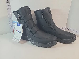 Stivali da neve Pajar neri Icegrip con zip laterale impermeabili taglia 11 - Foto 1 di 15