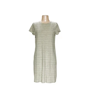 J.JILL Green Striped Midi Shift Dress - Women's S - Picture 1 of 4