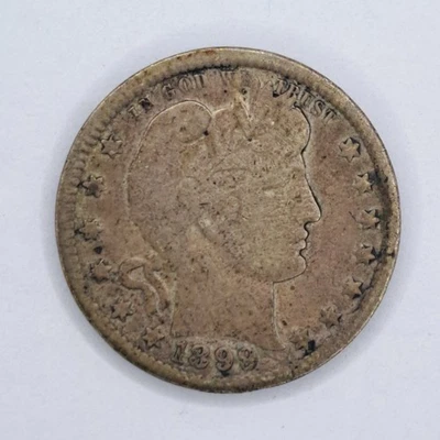 1899 Barber Liberty Head Quarter Nice Details Silver 25C Coin Free Ship #SA13 - Image 1 of 3